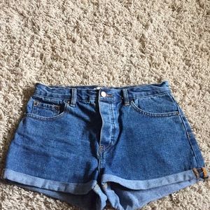 Forever 21 high waisted denim shorts